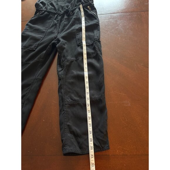 Aritzia Wilfred Free Valletta Cropped Casual Utility Overalls in Black (XS) - Picture 12 of 16